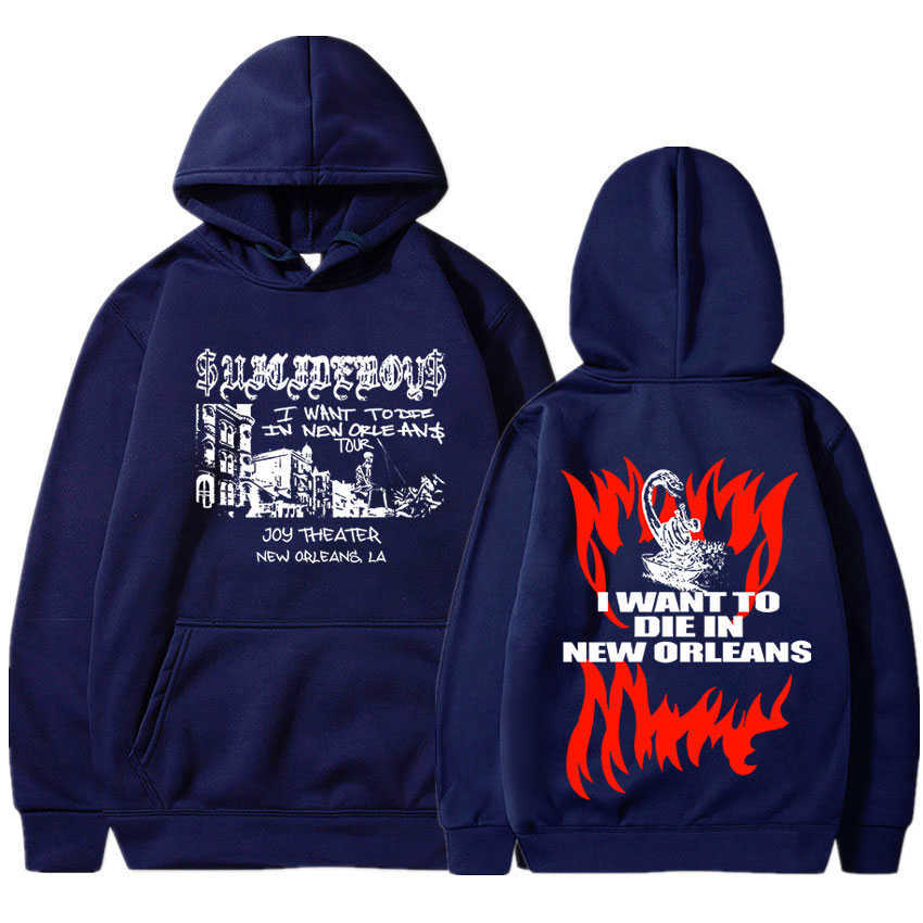 Sweats à capuche pour hommes Sweatshirts Nouveau sweat à capuche Suicide Boys Album de musique de la Nouvelle-Orléans Sweat-shirt esthétique Hip-hop Rap Pull Street Clothing 2023