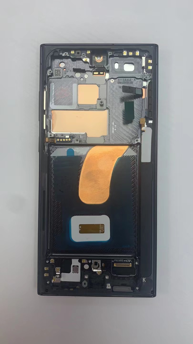 Samsung Galaxy S23 Ultra LCD SM-S918E/DS 터치 스크린 디지타이저 어셈블리 SM-S918B/DS 교체 부품에 대한 100% 테스트 OLED 디스플레이