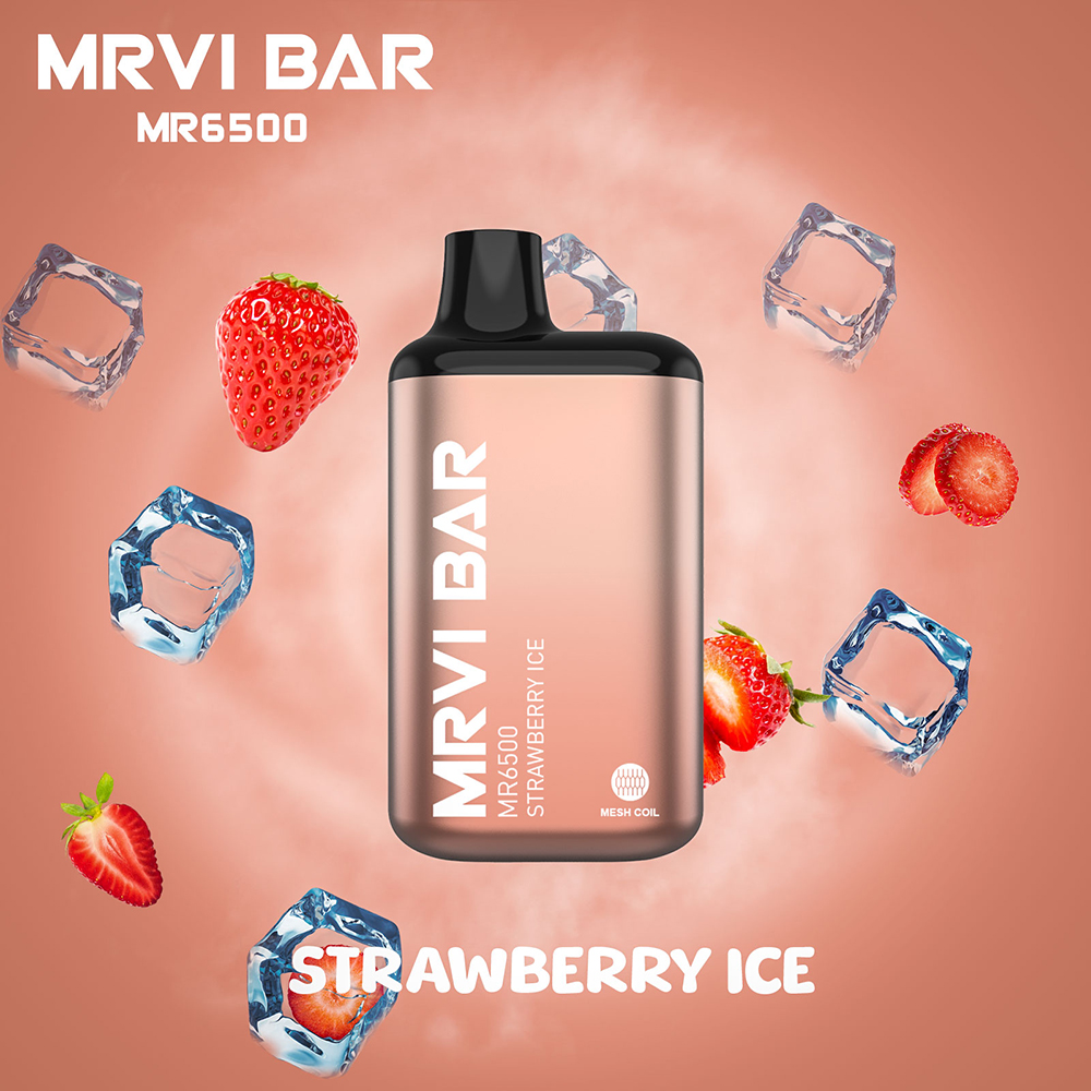 Authentieke MRVI BAR 6500 Rookwolken Wegwerp Vape Pen E-sigaret met oplaadbare 650mAh batterij Voorgevulde 13ml Pod Elf Box VS Elfworld Ultra 5000