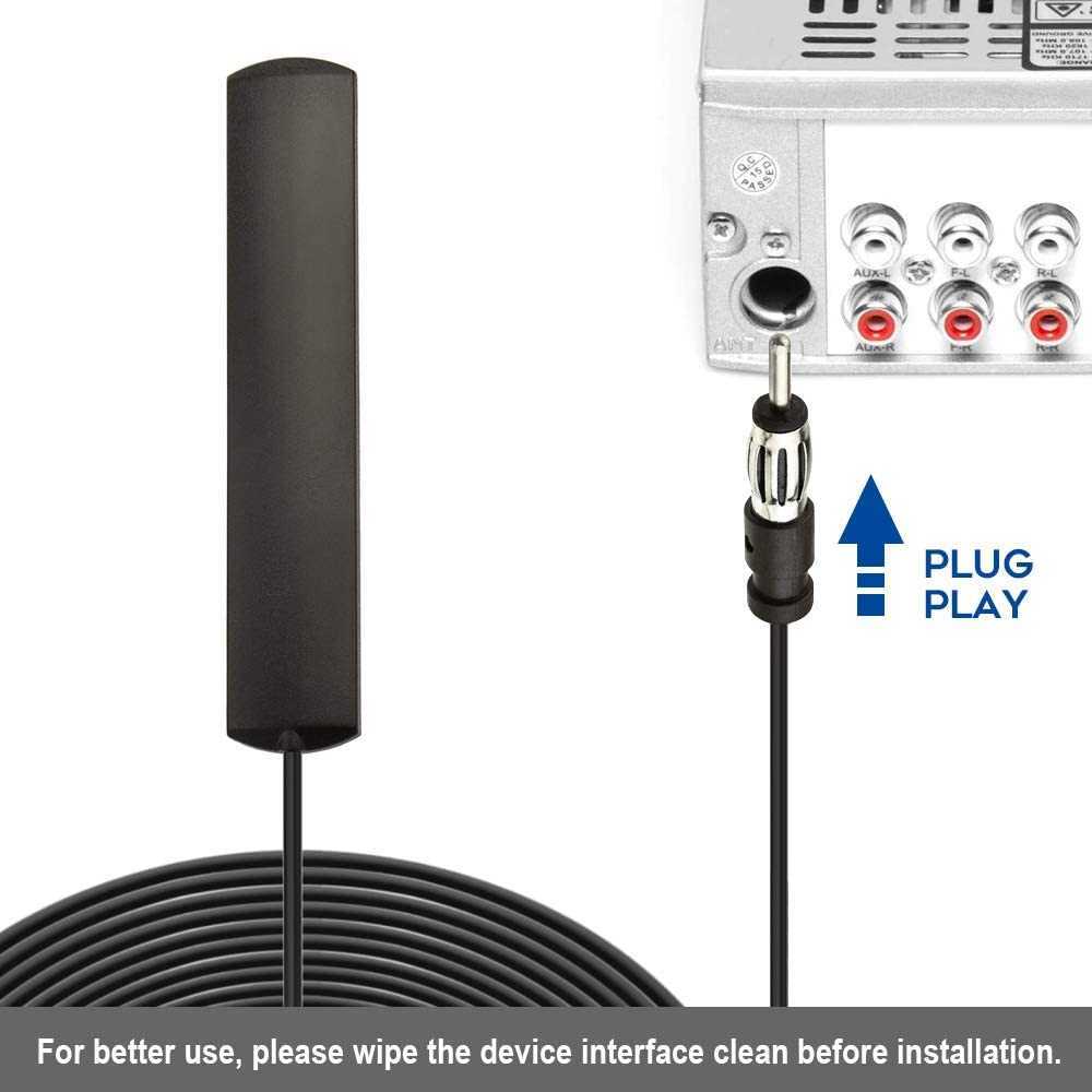 2023 Universal Radio Radio FM Antena do amplificador de cabos Sinal de veículos de veículo de veículo Antena Booster Booster Auto Peças