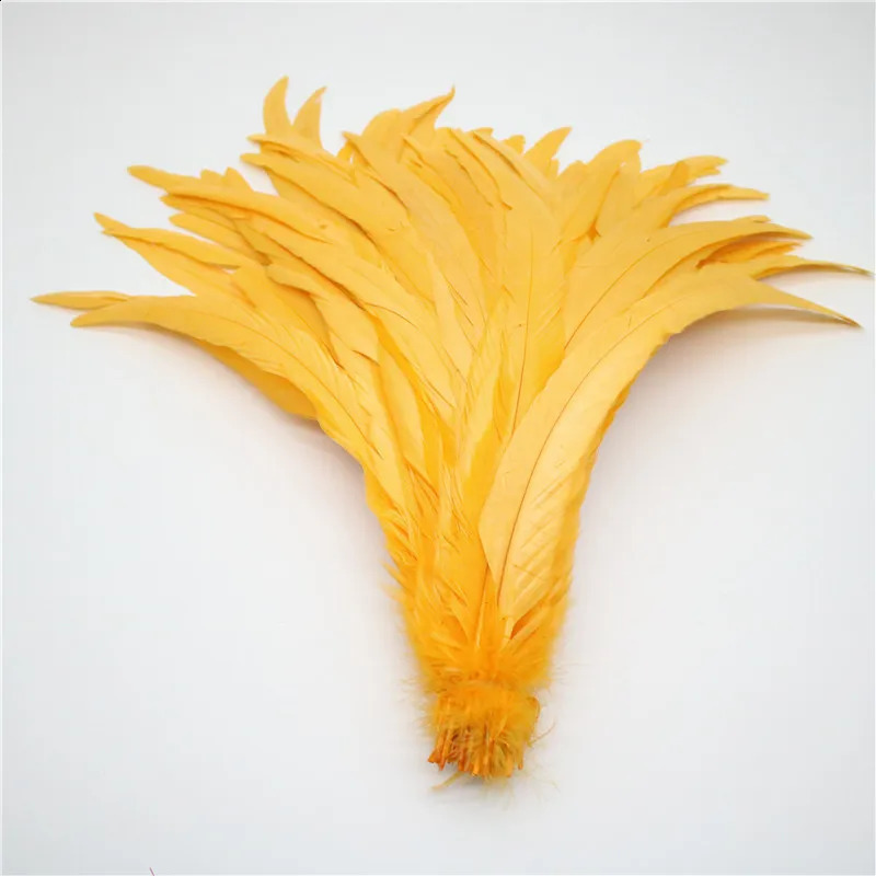 Other Event Party Supplies Wholesale Natural Cock Tail Feathers 2540cm 1016inch Clothing Decoration Stage Performance Rooster Feathers Plume 231118