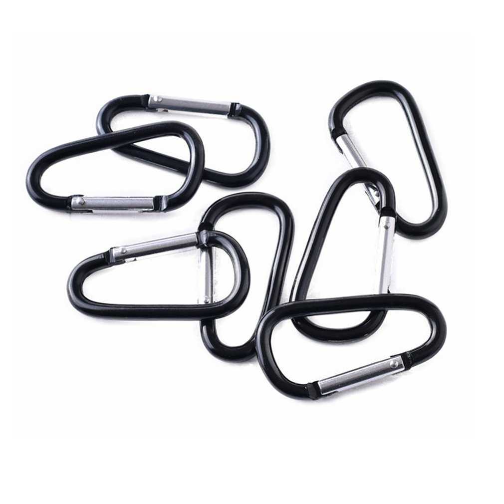 CARABINERS OUTDOOR CARABINER D字型太字の金属旅行キットキャンプアルミニウムサバイバルギアマウンテンザーエアリングフック/ロットP230420