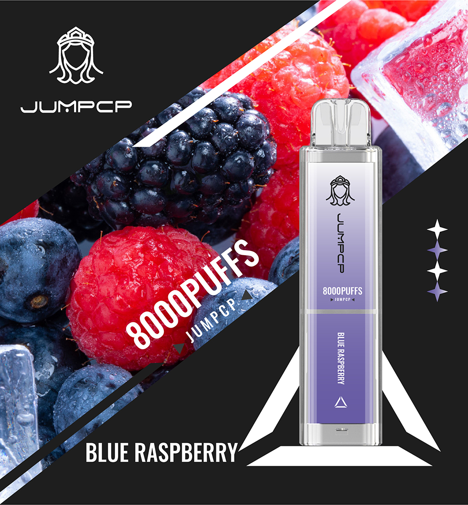 Original JUMPCP Crystal 8000 Puff E Cigarettes 72mg 600mAh Rechargeable Battery 12 Flavors 2% 5% Capacity 15ml VS Sky wholesale disposable vape pen