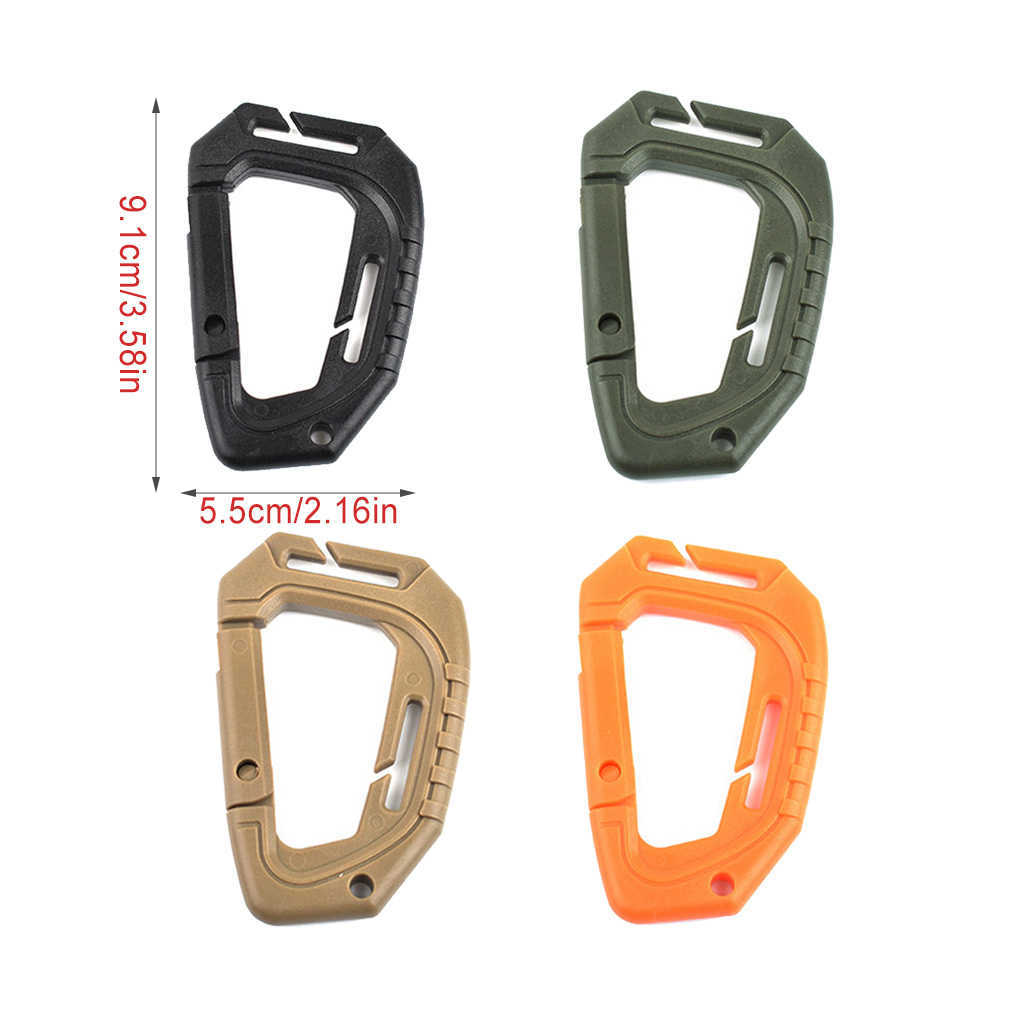 carabiners carabiners البلاستيك د شكل مشبك سريع التوصيل المفتاح المفاتيح المغامرة حلقة الموصل تسلق الجبال تسلق الجبال p230420