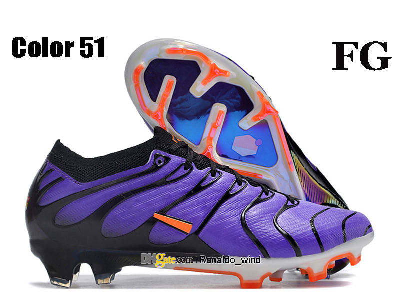 Sac cadeau Chaussures de football montantes pour hommes Ronaldo CR7 Vapores 15 XV Elite XXV FG Tns Crampons Neymar ACC Superflys 9 Mbappe Zooms Chaussures de football Baskets d'extérieur Botas De Futbol