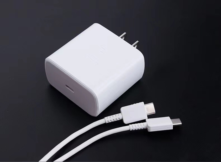 삼성 PD 45W 충전기 용 Ul Pulg Wall Super Fast Charger USB C 갤럭시 S20/S20 21 Ultra/Note10/Note 10 Plus TA845 포장 상자