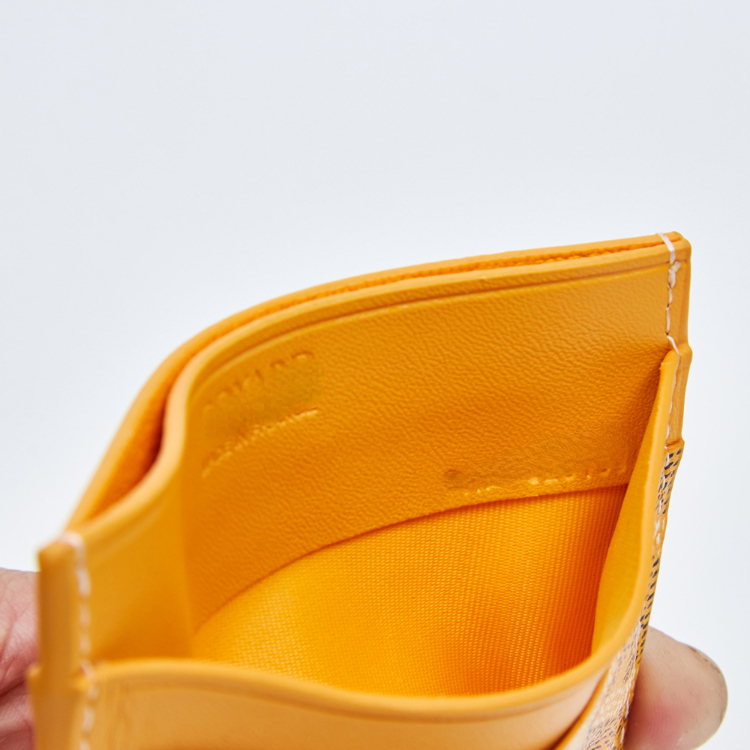 Unisex designer plånböcker flerfärgade korthållare läder kohud kortväska