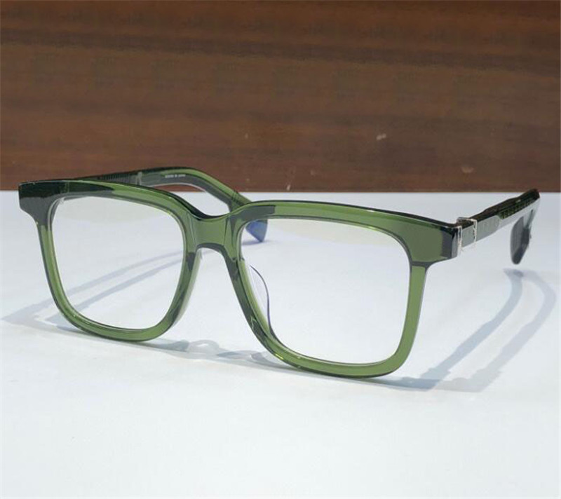 Ny modedesign Square Plank Frame Eyewear 8245 Optiska glasögon Retro Punk Style Enkel och mångsidig form med låda kan göra receptbelagda linser