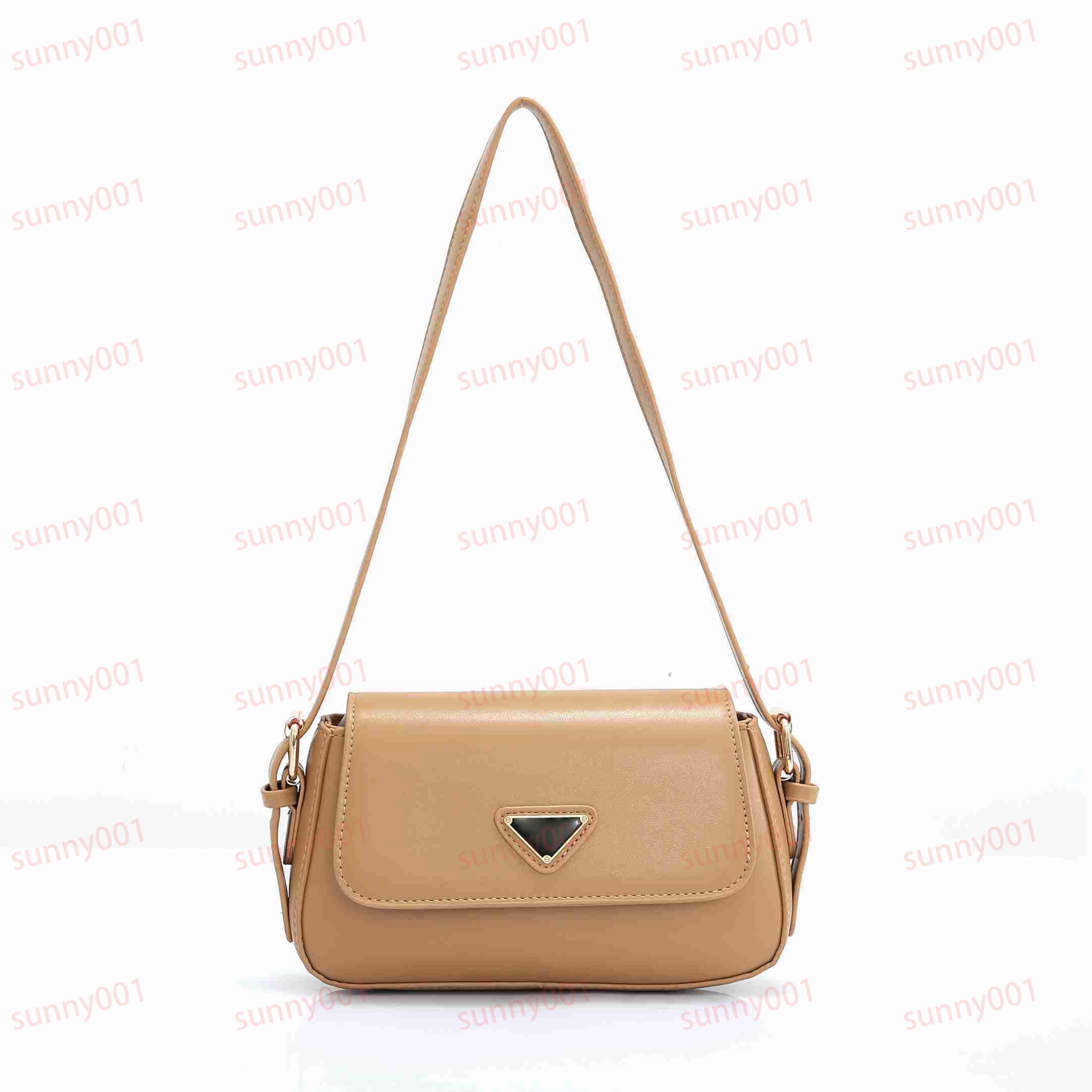 Triangle inversé cadre sac à bandoulière en cuir PU luxe noir rose kaki blanc portable mode femmes longue bandoulière sacs