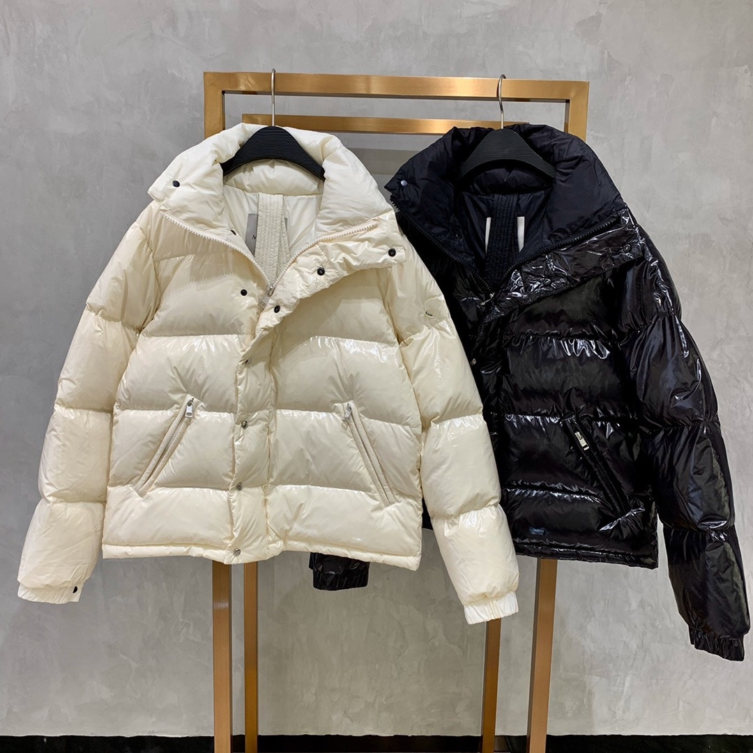 Pastels Junction Jacket Down Roupas Femininas Outerwear Casacos Inverno Quente Womens Down Parkas Puffer Jacket Gola em pé com superfície brilhante