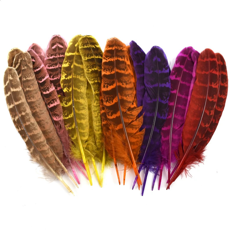 Другие товары для вечеринок Многие виды разноцветных комбинаций Гусиные страусиные перья Поделки Фазан Курица Индейка Павлиньи перья Ремесленные изделия 231118