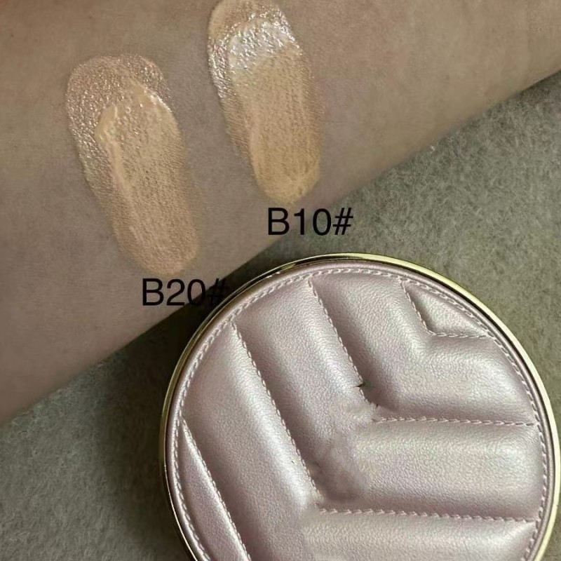 Fondotinta Cushion di lusso da 12 g in kit il trucco fond de teint da crema a polvere in 2 tonalità