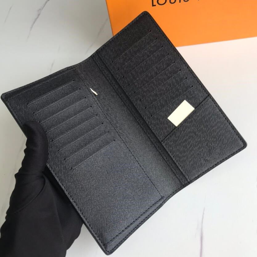 Brand Large Letter Printing Unisex Wallet Famous Designer Multi Card Long Wallet Men's Suit Clip Wallet Water Ripple Women Card Holders Purses Pocket M63513