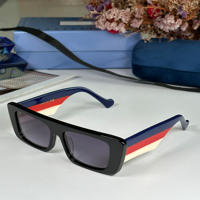 G new designer sunglasses for men and women 1331 style fashionable vintage brand uv400 with classic blue red white legs simple cool eyeglasses come with original case