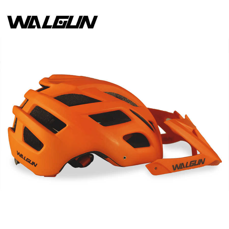 Cycling Helmets Walgun Mountain MTB Bike Helmet Trial XC Off-road Outdoor Sport Ultralight With Visor Men Women Hat Casco Bicicleta Ciclismo P230419