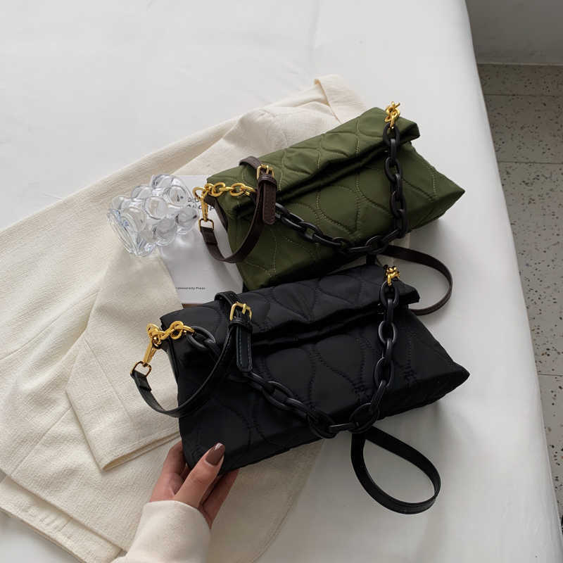 Akşam çantaları jin yide gündelik küçük çapraz gövde çantaları kadınlar için 2023 lüks marka tasarımcısı kadın kumaş zinciri kapitone çantalar ve çantalar bolsa