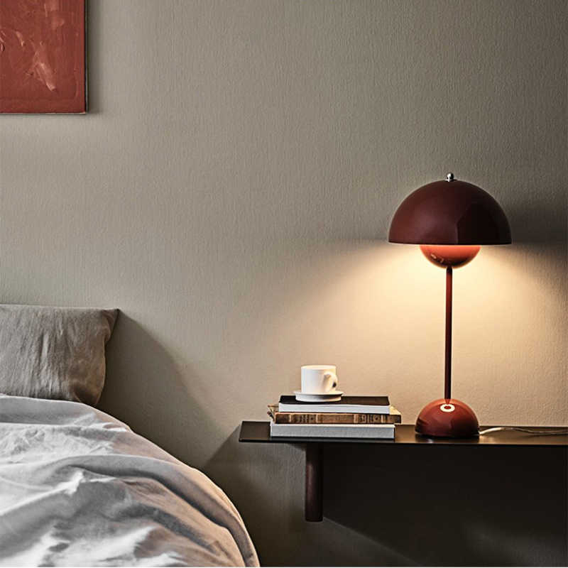 Switch Plug Touch Bud s LED Creative Mushroom Makaron Bedside Gifts Bar Table Lamp för sovrum Restaurang AA230421