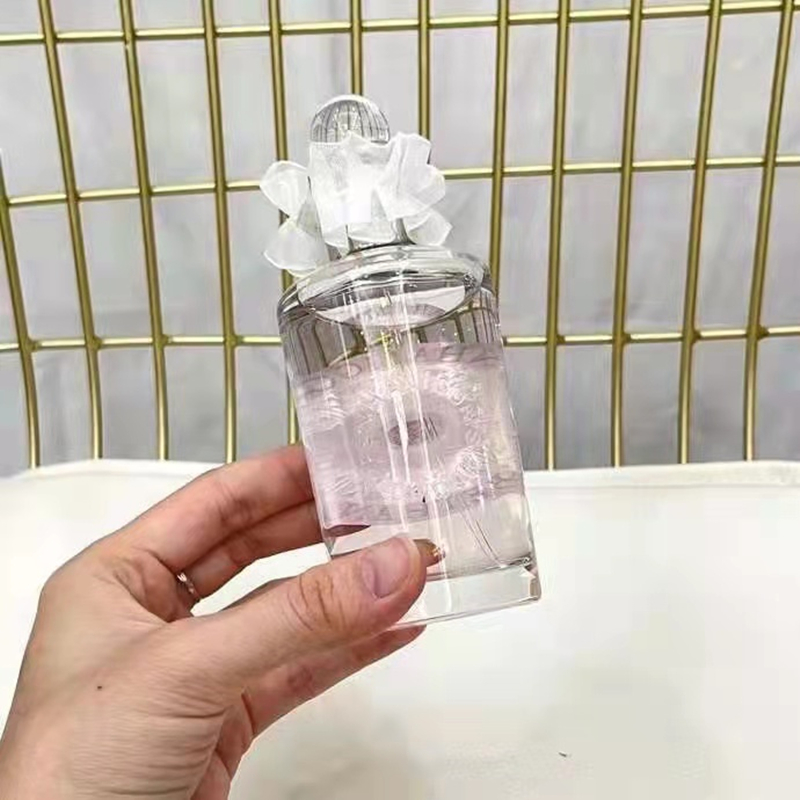Luxury White Rose Women's Perfume Body Spray 100ml EDP glass bottles Iris lasts good Smell Fast ship