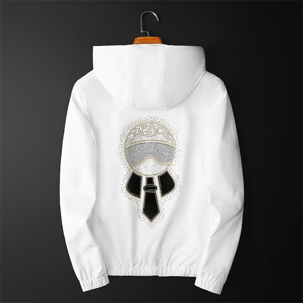 Veste d'extérieur de luxe pour hommes, manteau imperméable, coupe-vent, marque de loisirs, dessin animé, diamants chauds, Logo, nouvelle collection 2023, Hotsales