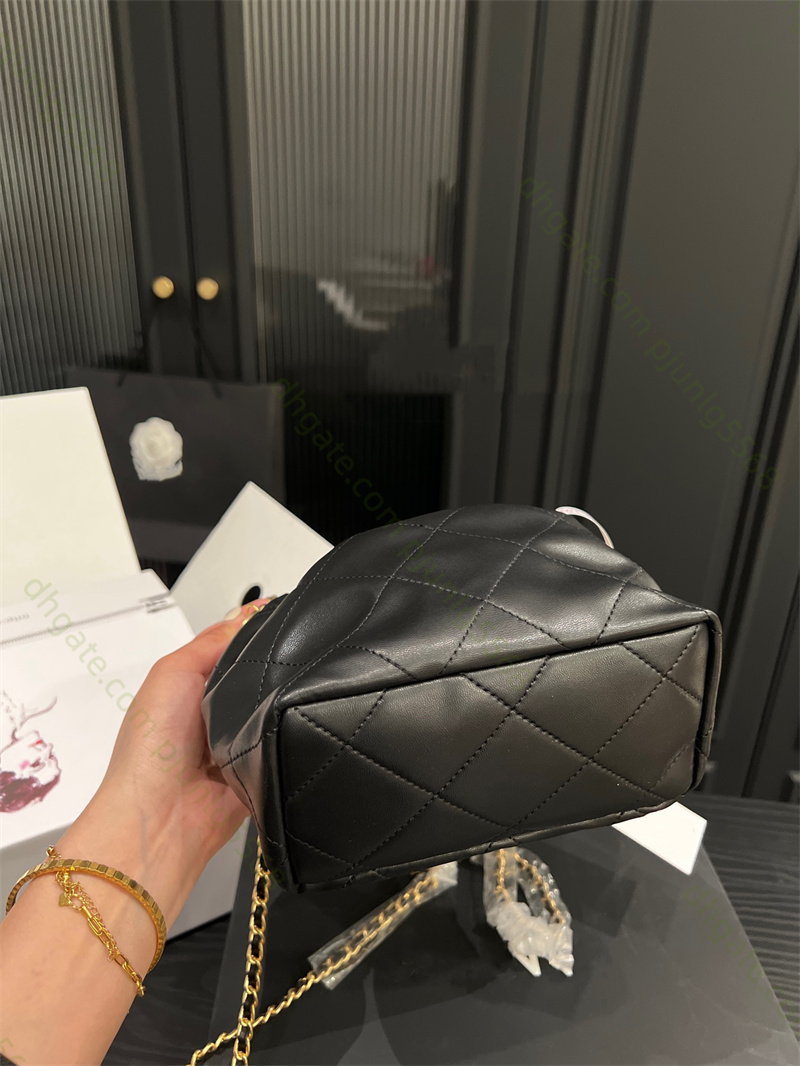 럭셔리 디자이너 미니 버클 버킷 가방 최고의 품질 핸드백 체인 어깨 십자 바디 어깨 가방 가방 클러치 토트 호보 지갑 지갑