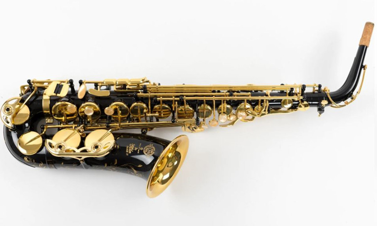 Super presterende altsax muziekinstrument zwart 80 op maat model koper professionele kwaliteit gratis verzending