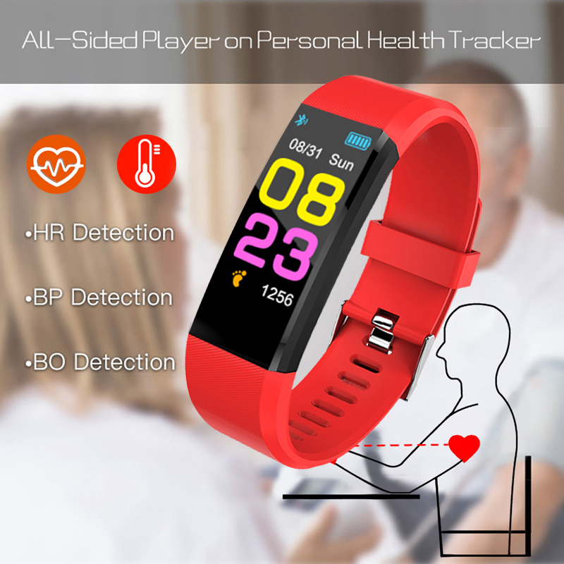 115plus Smart Watch Men Women New Bluetooth Location Tracker