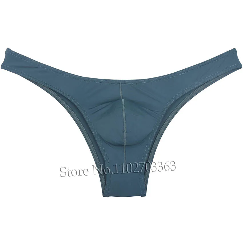 Men Thin Ice Silk Mini Brief Underwear Comfy Bikini Briefs Super Stretch Micro Boxer Bikinis