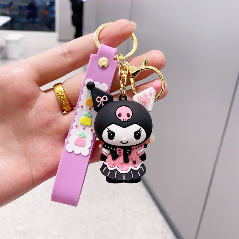 Kuromi Doll Keychain Toy Toy Cartoon Cute Pendant Chain Pendant Keychain Small Gift