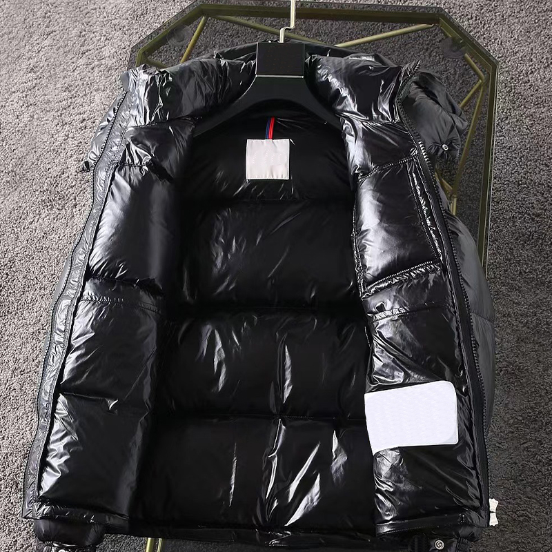 Topstoney rockar herrjackor vadderad glansig down jacka designer parkas kappa vinter par huva vindtät varm kappa tjock outfit vindbrytare snörock 2101