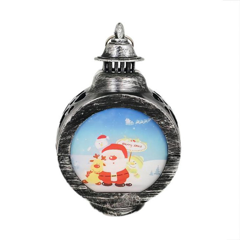 Sublimation Blank Christmas LED Lantern Nightlight Night Lamp for Christmas Party Decoration Printing