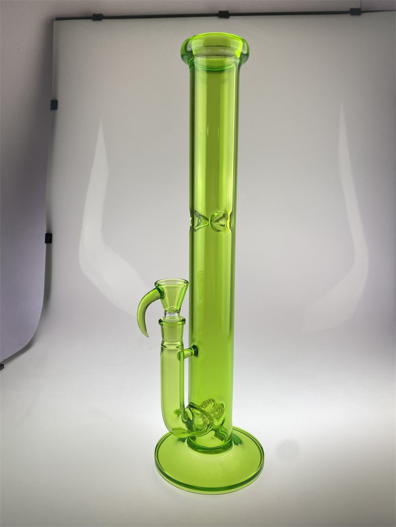 hookahs Style Recycler 18inch 18mm green bong with ice cather with Unique Heavy Replacement Part For Smoking Dab