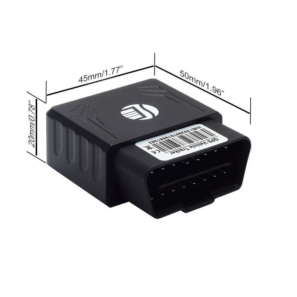 Mini OBD Locator GPS Tracker Бесплатная установка автомобиль автомобиль тревога TK306 Play Play Car Obd2 в режиме реального времени устройство с помощью программного приложения