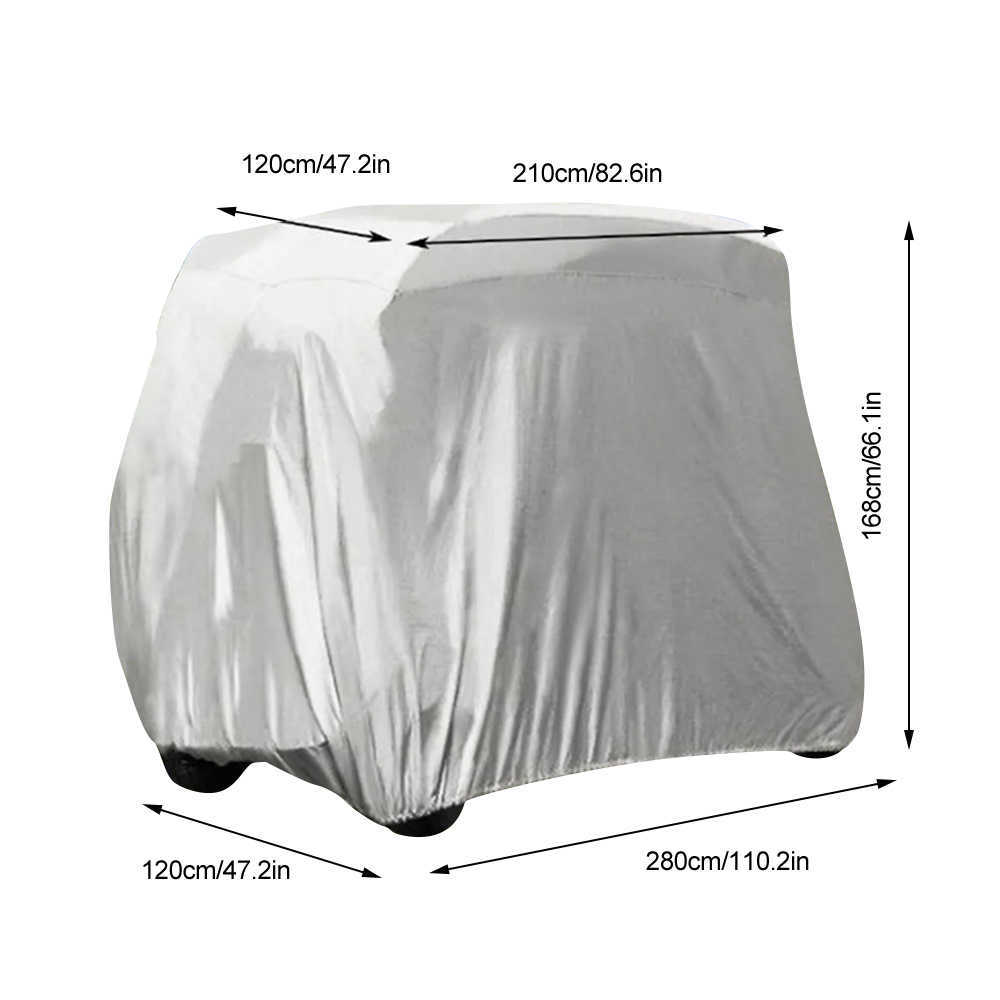 Nouvelle couverture de chariot de Golf universelle robuste, couverture de chariot de Golf, imperméable, protection solaire, couverture de toit de Club, accessoires universels de Golf