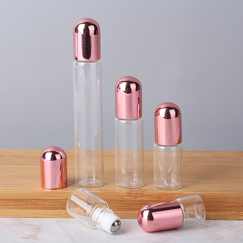 Flacon de parfum en verre vide haut de gamme, flacon d'échantillon d'huile essentielle, 10ml, 5ml, 3ml