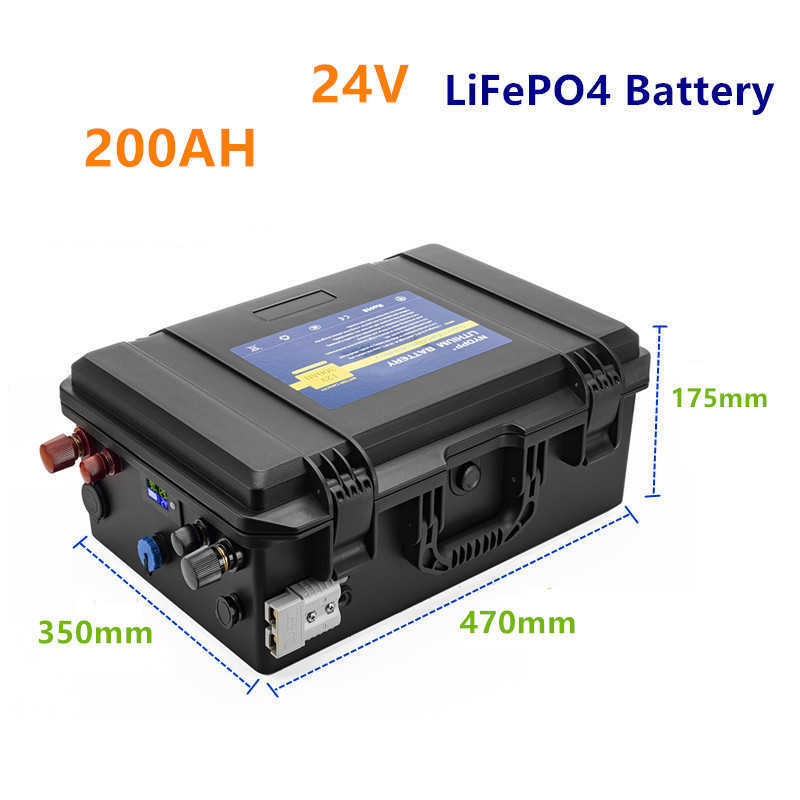 Lifepo4 24 v 200ah batterie 24 V lifepo4 200AH batterie au lithium 24 v 200AH Lithium fer phosphate batterie pour moteur de bateau