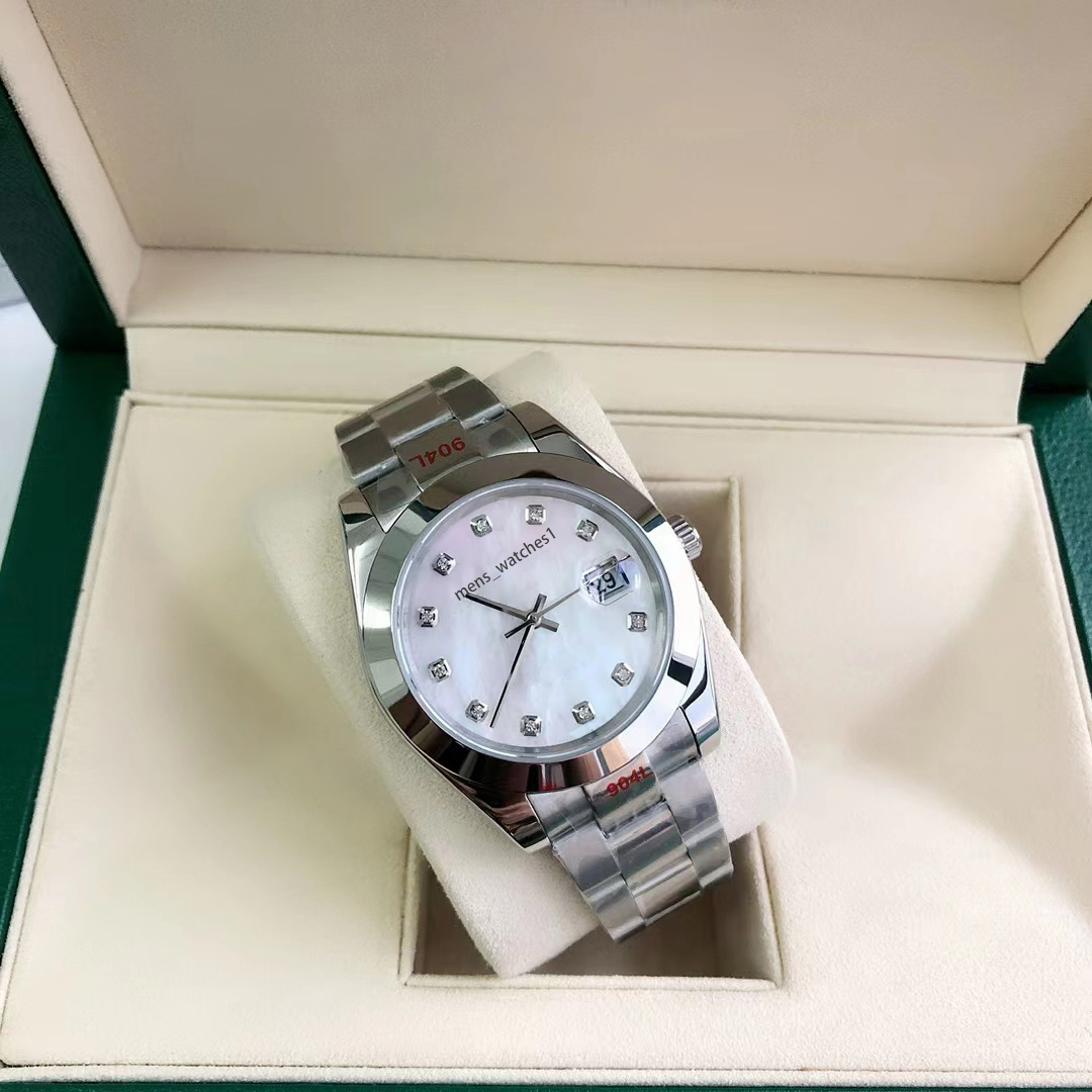 Automatyczne zegarki mechaniczne Mężczyźni Big Imband 41 mm ze stali nierdzewnej szafirowe zegarki męskie zegarki na rękę na rękę wodoodporne Luminous234x