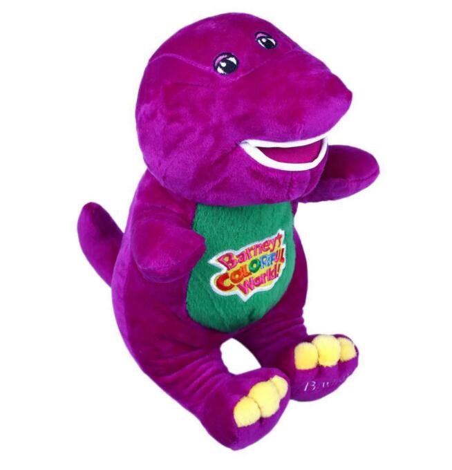 30 cm Singing Purple Barney Friend Little Dinosaur Plush Dolls Toy Gift för barn