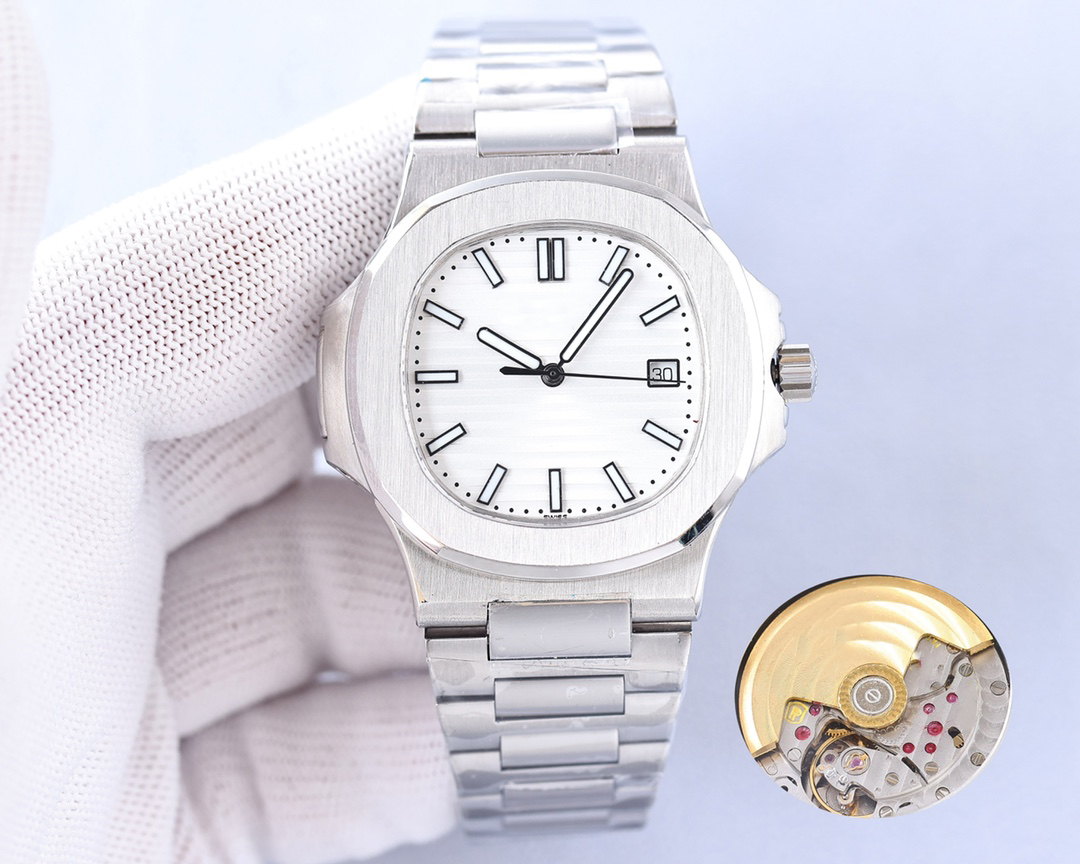 AAA herrklocka Designer Watch High Quality 40mm Nautilus 5711 Boutique Steel Strap Men's Watch Wholesale Watch Gift Diamond Cleaning Factory U1
