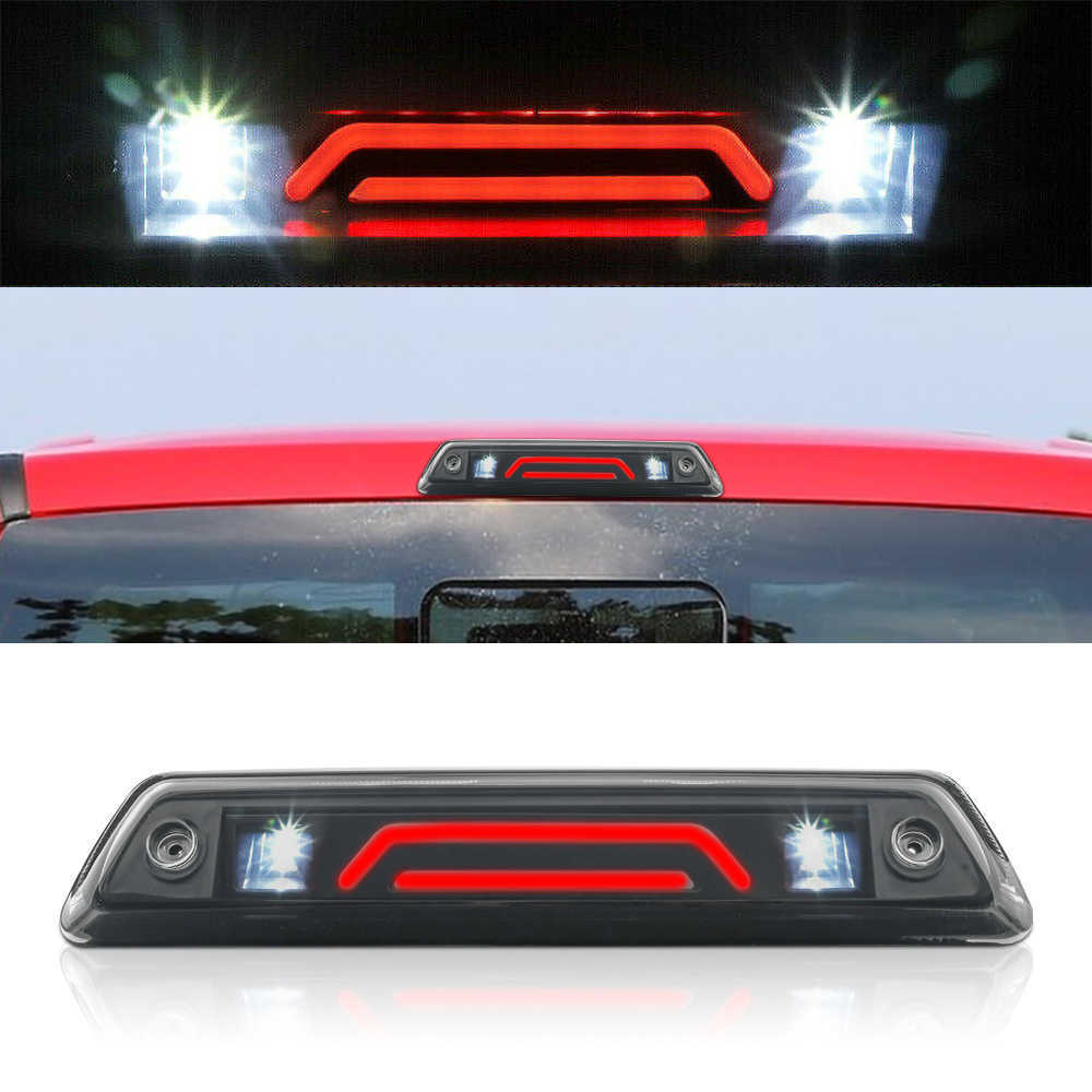 新しいLED 3番目の3番目のブレーキライトリアリバースカーゴランプ2009-2014 Ford F-150 US High Mounted Stop Lampアセンブリ