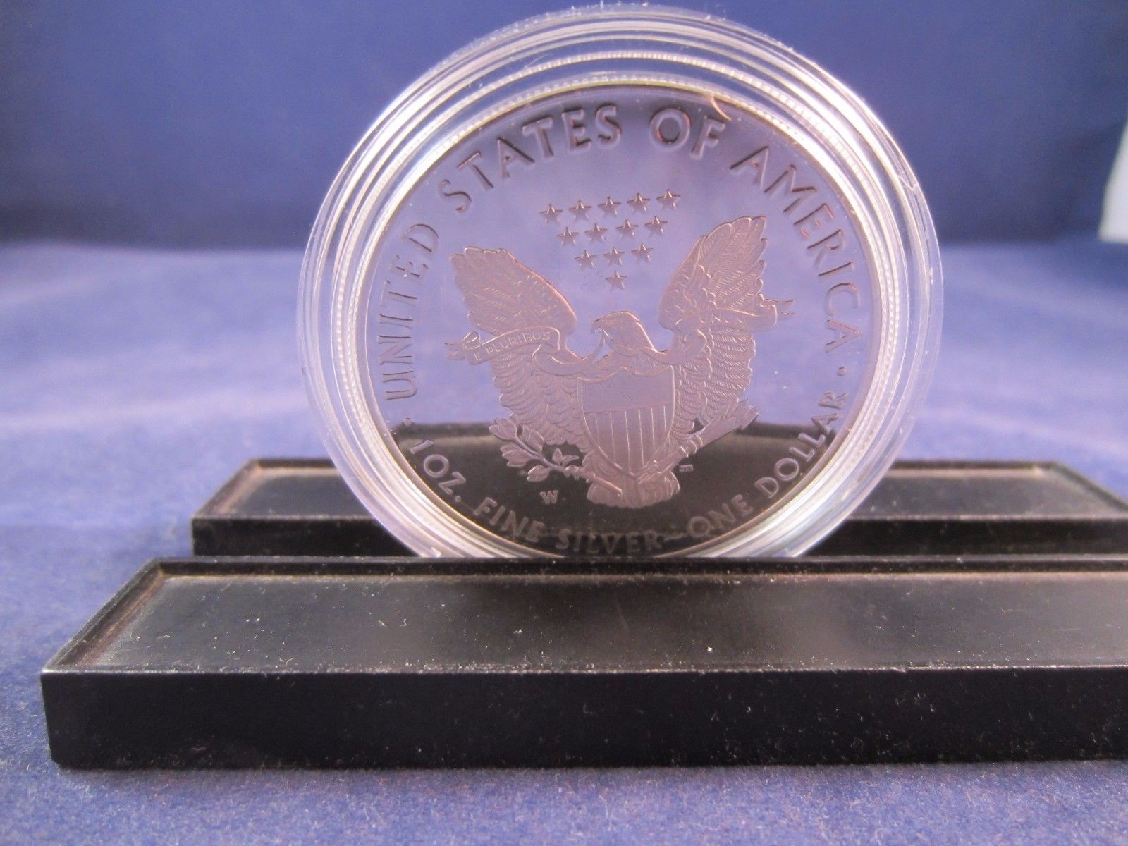 Annan heminredning American Eagle Silver Coin Non Magnetic Statue 1oz Silver Plated 40 MM Commemorative Decoration Non Currency Coll1680