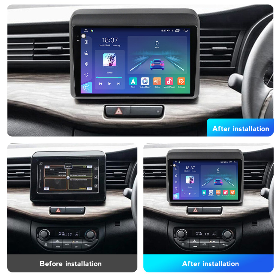 Android 12 CAR DVD Radio Multimedia Video Player Navigation GPS för Suzuki Ertiga 2018-2020 DSP 2DIN Stereo Head Unit