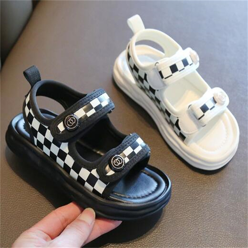 Sommarbarn Sandaler Baby Boys Girls Beach Slides Toddler Kids Slip-On Foam Slippers Lightweight Shoes Casual Sneakers