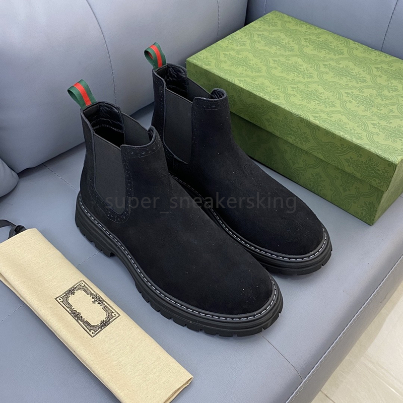 Designer stövlar Italien män korta stövlar doc martens dr martins designer herr snö stövlar oxford botten ankel skor mocka stövlar storlek 37-46 med låda