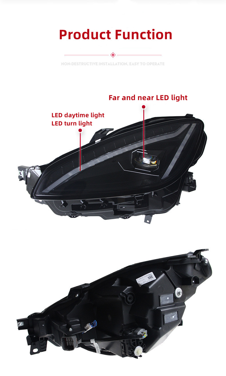Автомобильные фары для Toyota GR86/Subaru BRZ 20 21-2023, обновленная передняя лампа DRL, фара, динамический указатель поворота, светодиодные фонари