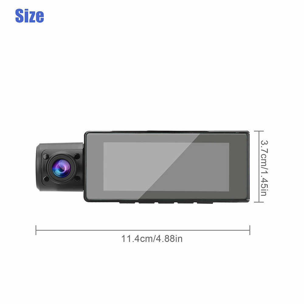 Nouvelle caméra Dash Cam enregistreur vidéo Mini Dash Cam WDR 1080P Vision nocturne moniteur de stationnement voiture tableau de bord caméra avec caméra arrière véhicule