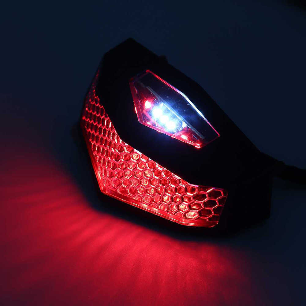 Para scooter de motocicleta ATV Geral de motocicleta led freio traseiro stop indicador sinal de luz gurn sinalizador de giro diurno leve