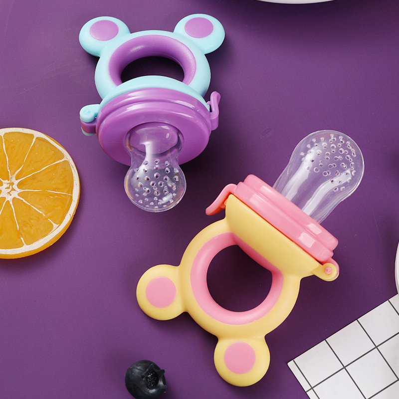 Baby Pacifier Soothers Silicone Fruit Feeder BPA Baby levererar mat PACIFIER TEETER Kid Toy