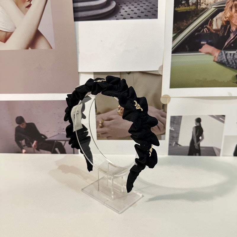 Luxury CEL Girls Headbands Black Color Designers Hair Braid Hoops Women Makeup Party Birthday Fashion Headband Accessories