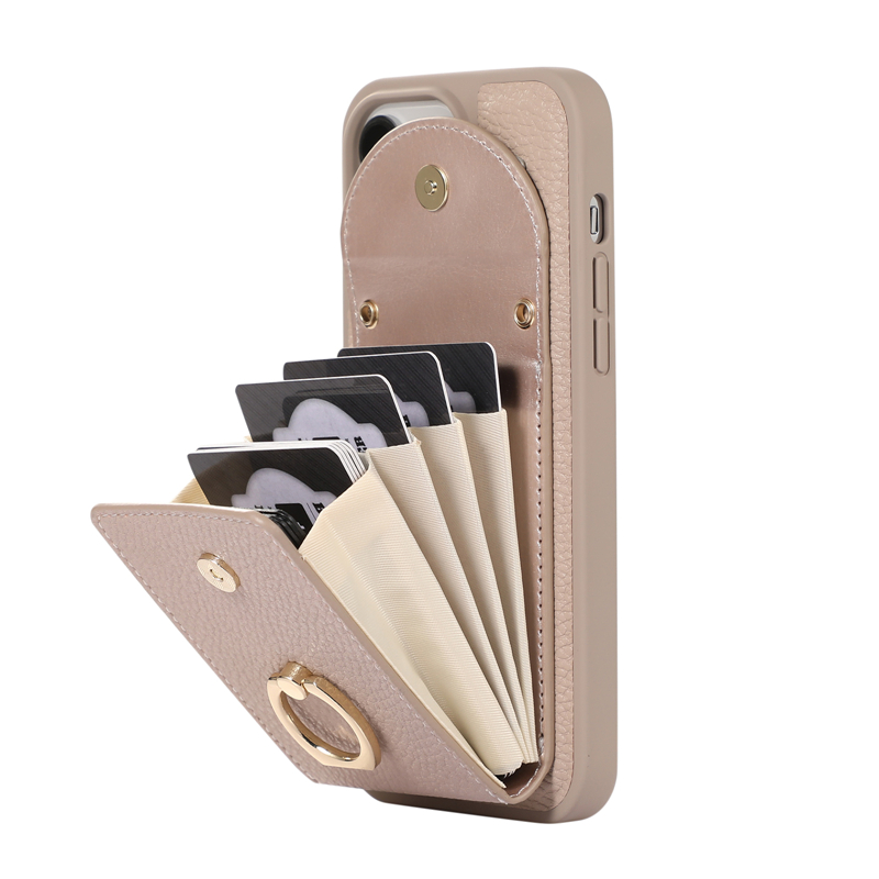 Crossbody Chain Magnetic Lychee Pattern Vogue Phone Case for iPhone 14 13 12 11 Pro Max Adjustable Lanyard Multiple Card Slots Solid Leather Wallet Bracket Back Cover
