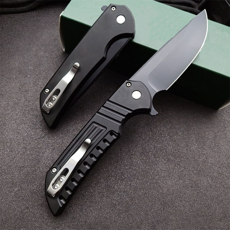 Offerta speciale Coltello pieghevole tattico Mordax Flipper CPM-20CV Lama nera Maniglia in alluminio aeronautico CNC Coltelli tascabili esterni EDC